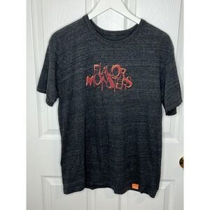 Flavor Monsters Truth Orange Fact 216 T-Shirt Gray Men's Size XL Anti-Tobacco